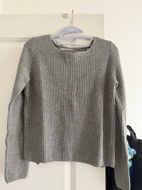 BP open back sweater